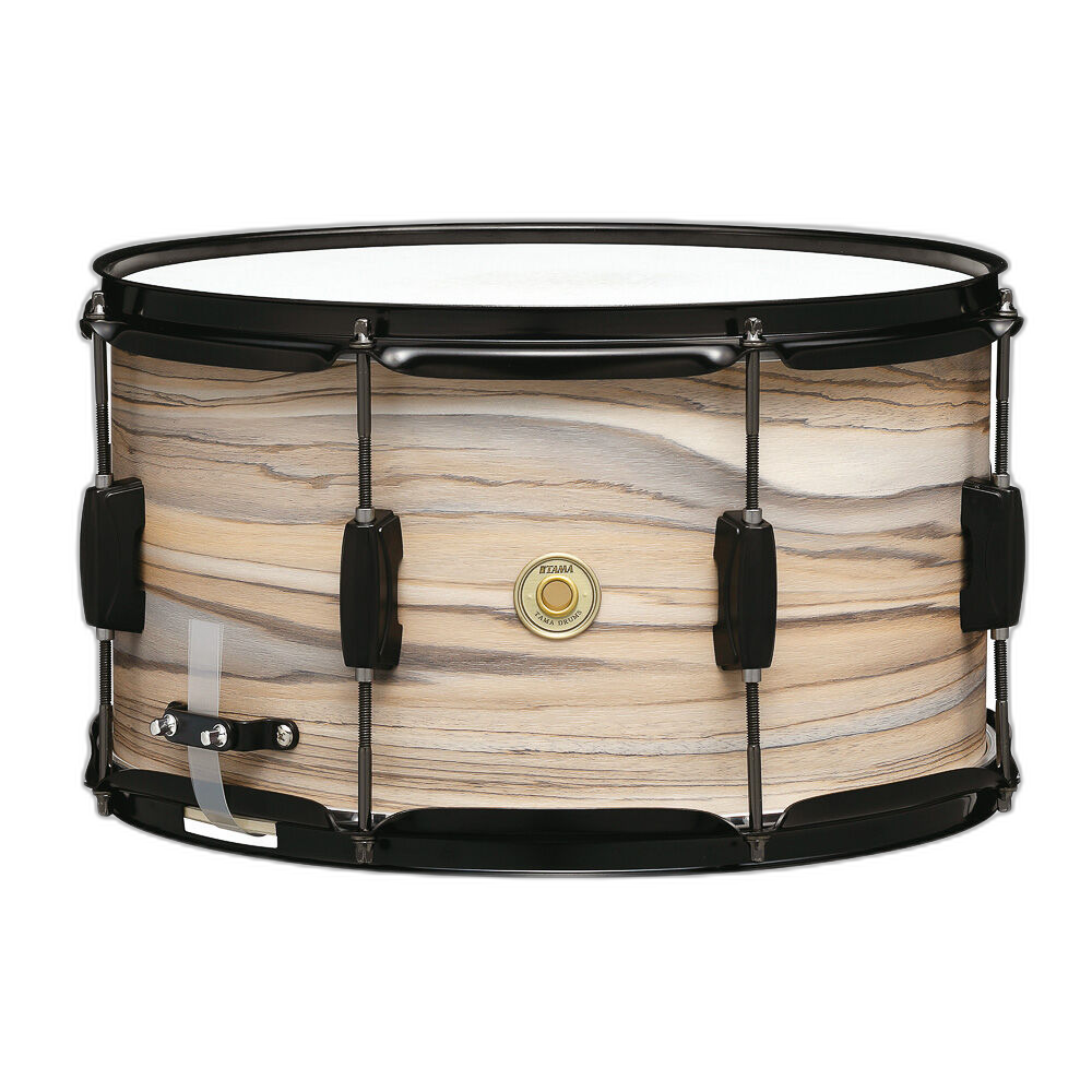 Caixa Para Bateria 14x08 (Natural Zebrawood Wrap) Tama Woodworks WP148BK-NZW