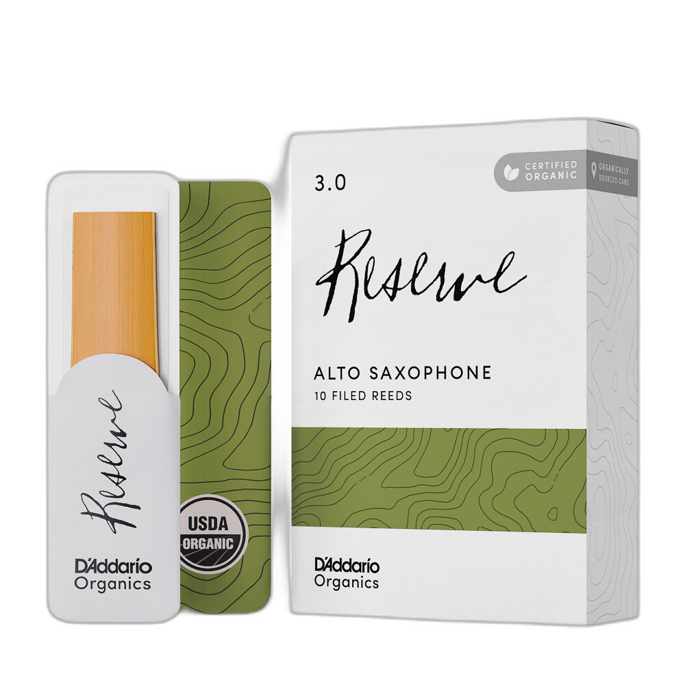 Palheta Sax Alto 3.0 (10 Peças) DAddario Organic Reserve