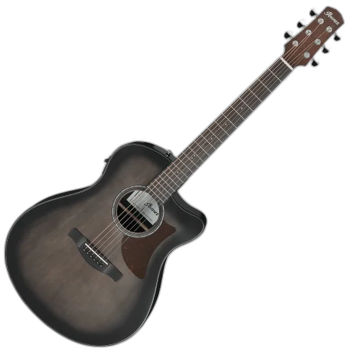 Violão Eletroacústico Ibanez AAM70CE Advanced Acoustic Transparent Charcoal Burst com Captação T-Bar