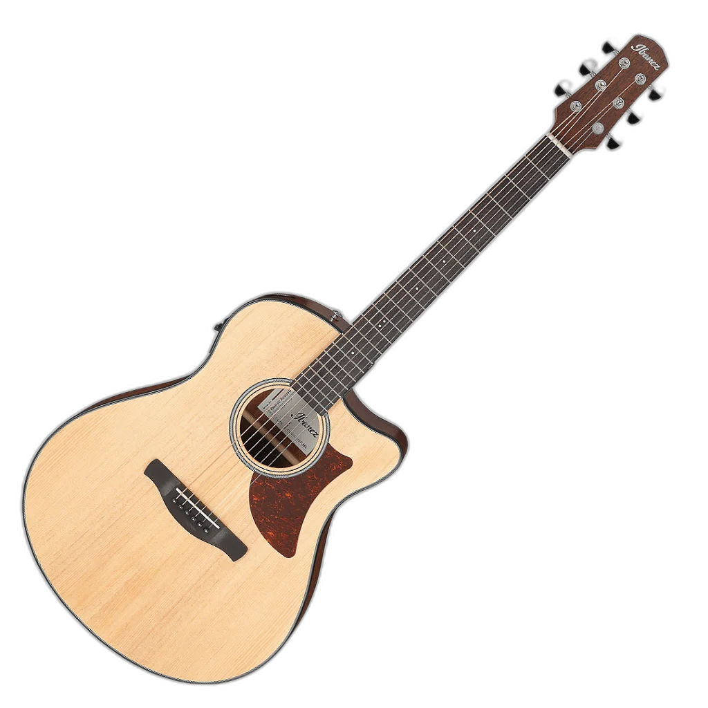 Violão 6 Cordas Aço Eletroacústico Advanced Auditorium Open Pore Natural Ibanez Advanced Acoustic Series AAM50CE-OPN