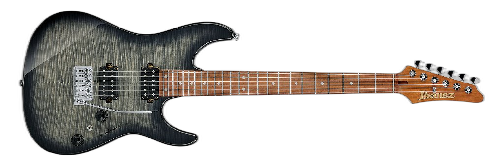 Guitarra Transparent Black Sunburst Ibanez AZ AZ24S1F-TKS