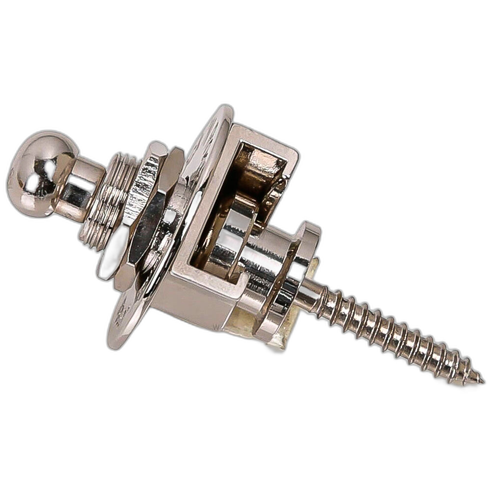 Trava Cromada para Correias de Instrumentos Spirit H5150-40 Par de Straplocks de Alta Qualidade
