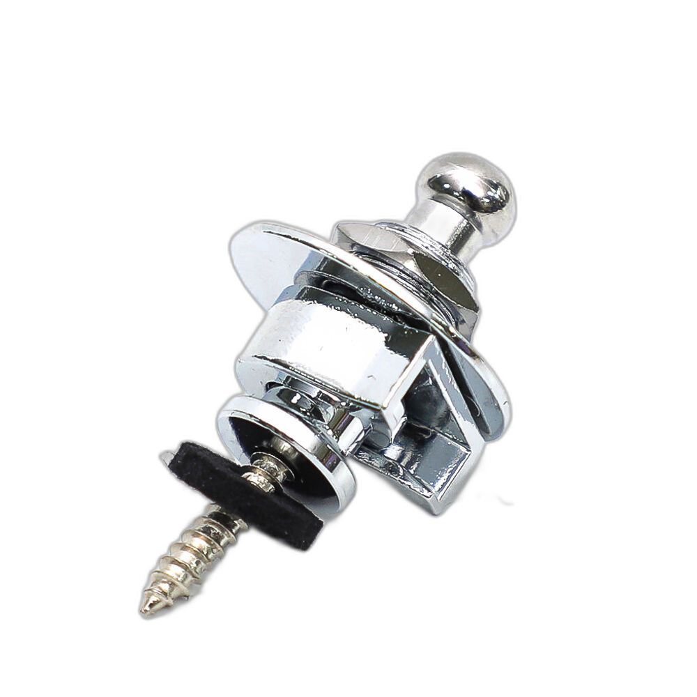 Trava Cromada para Correias de Instrumentos Spirit H5150-40 Par de Straplocks de Alta Qualidade