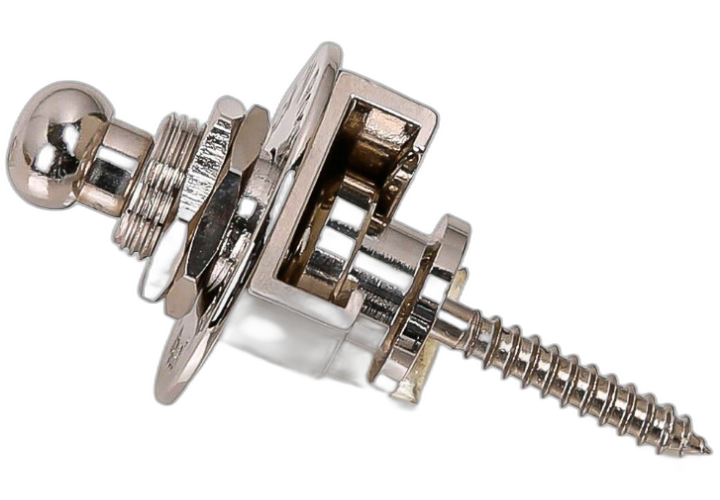 Straplocks Cromados em Metal de Alta Resistência