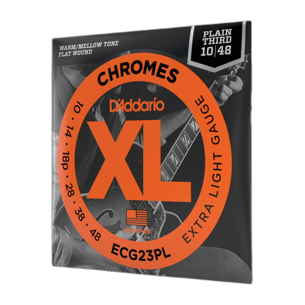 Encordoamento Guitarra 10-48 D Addario Chromes ECG23PL