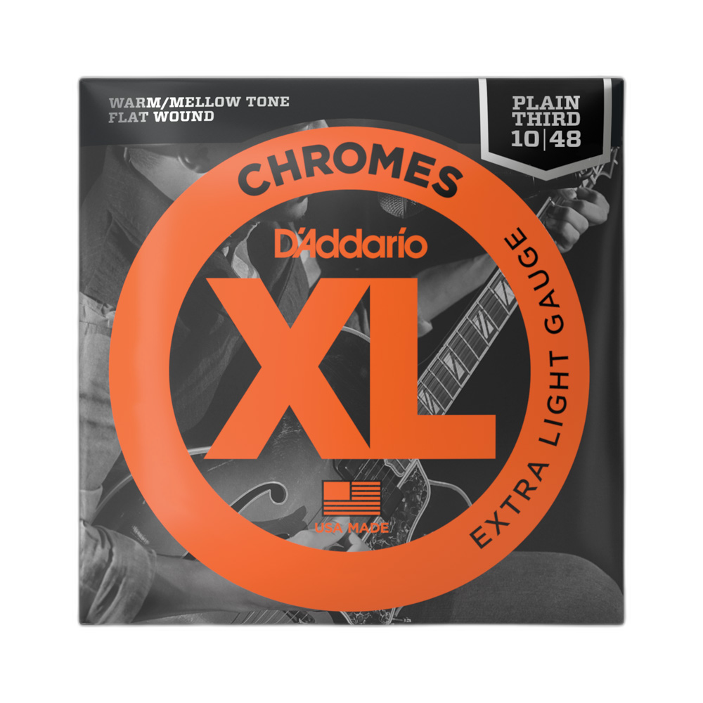 Encordoamento Guitarra 10-48 D Addario Chromes ECG23PL