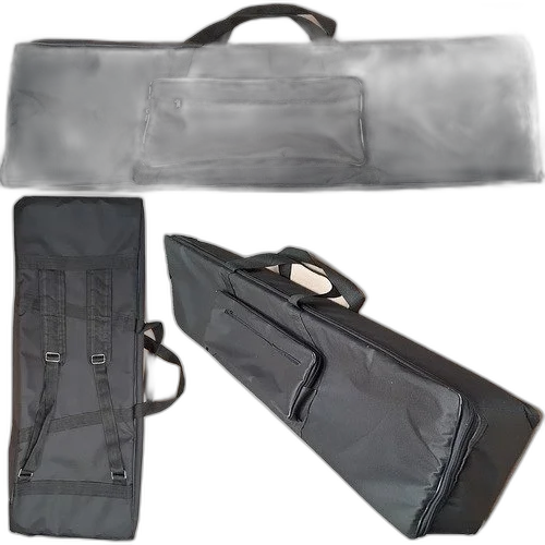 Capa Para Teclado Akai Advance 61 Nylon Master Luxo Preto