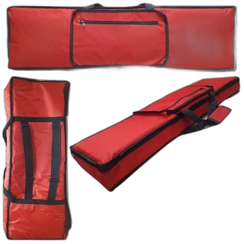Capa Master Luxo Para Piano Yamaha Np12 Vermelho + Cobertura