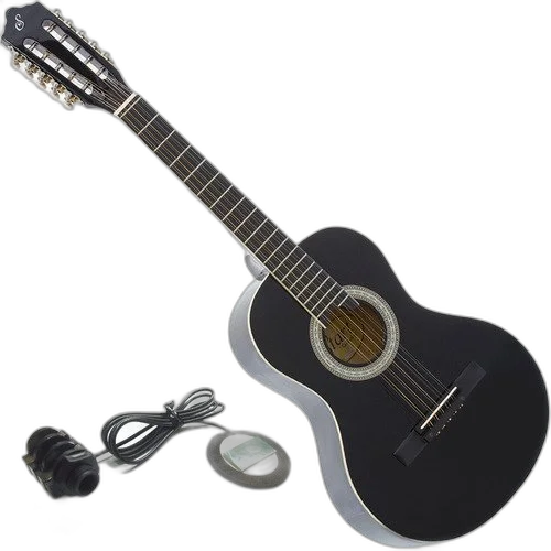 Kit Viola Giannini Caipira Eletroacústica Canhota Vs14 Bk