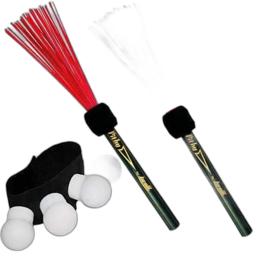 Kit 2 Vassourinhas Nylon Cajon Tv087 Torelli + Canela Shaker