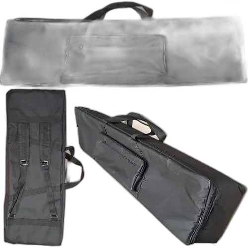 Capa Bag Master Luxo Para Piano Yamaha P85 Nylon Preto