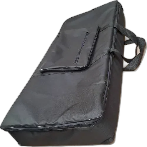 Capa Bag Para Teclado Alesis V49 Nylon Master Luxo Preto
