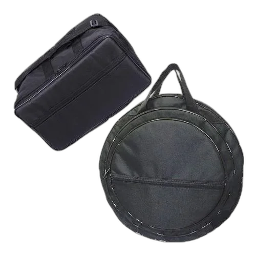 Kit Capa Para Pratos Nylon + Capa Para Pedal Duplo Bateria