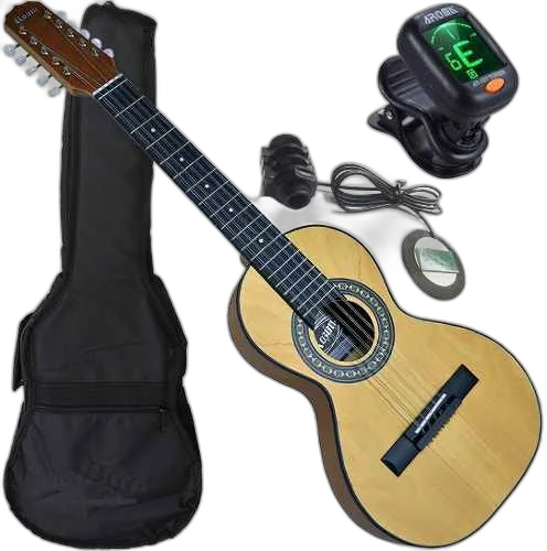 Kit Viola Rozini Rv151 Elétrica Canhota Caipira C/ Afinador