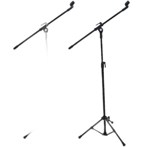 Kit 2 Suporte Pedestal Girafa Para Microfone C/ Cachimbos