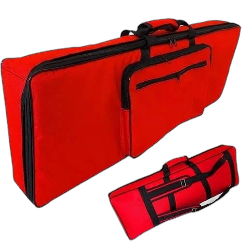 Capa Master Luxo Teclado Roland Juno Di Acolchoada Vermelha