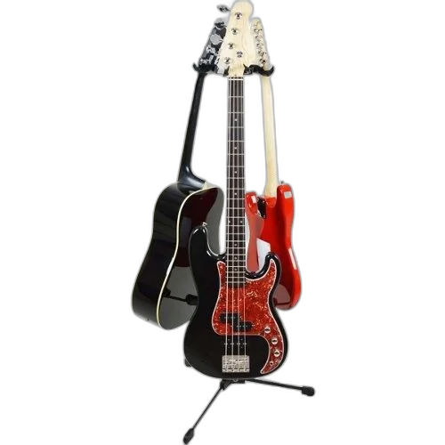 Suporte Pedestal Para 3 Instrumentos De Corda G30 Preto Ask