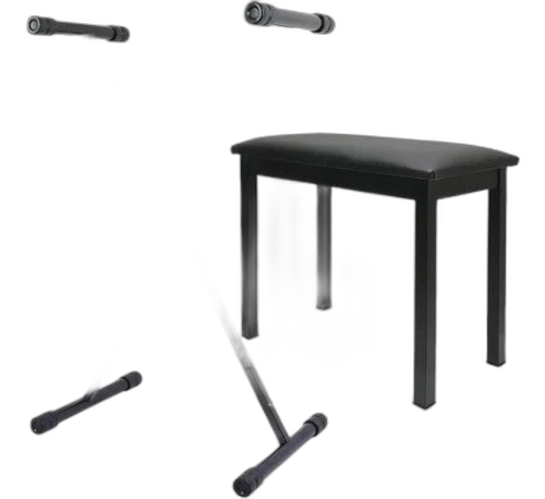 Kit Suporte Para Teclado Em X + Banqueta Saty Frete Grátis