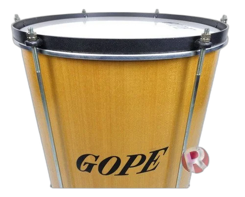 Kit Surdo Gope 20 X 60cm Em Madeira + Acessórios Bme6020crpe
