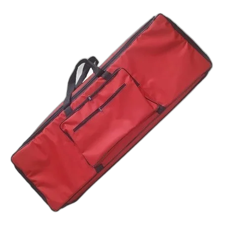 Capa Bag Master Luxo Para Teclado Axiom 61 Nylon Vermelho