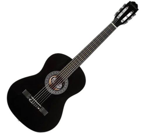 Violão Estudante Acústico Queens Cordas Aço Preto