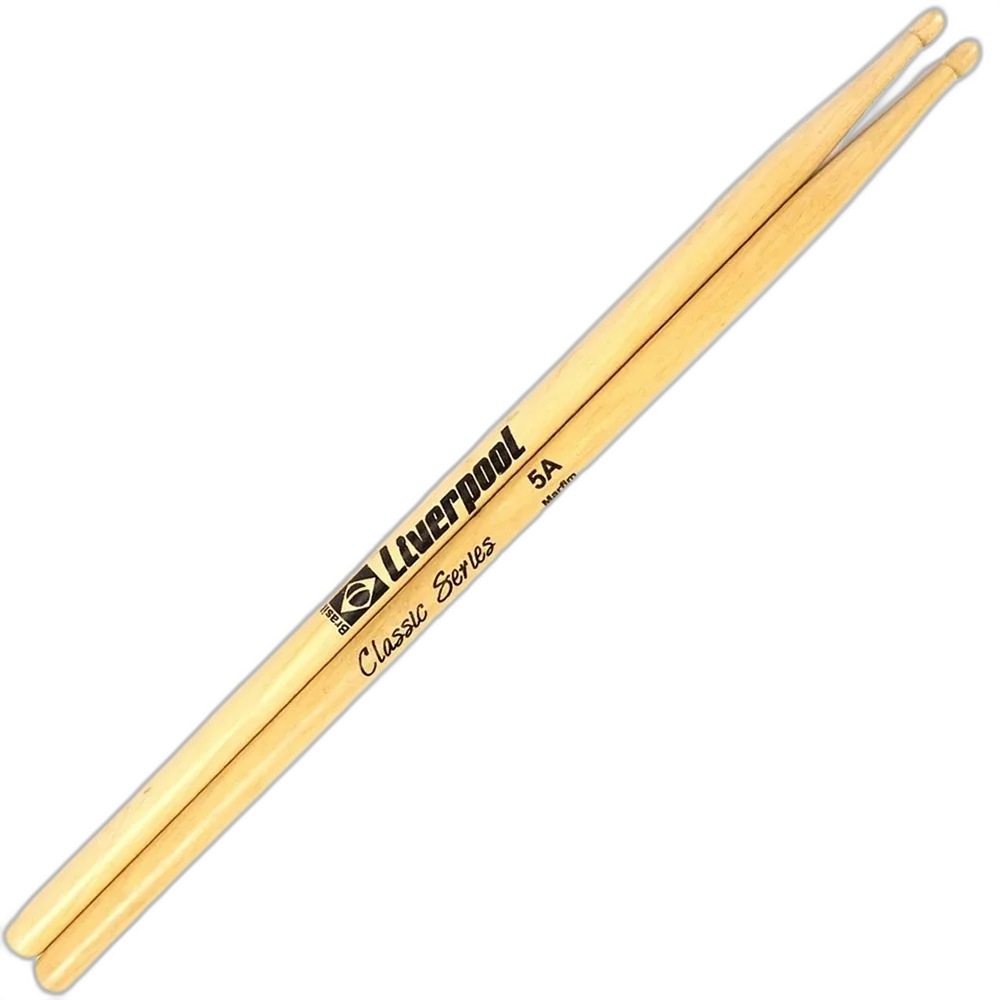 Par De Baqueta Liverpool Classic Series 5a Ponta De Madeira