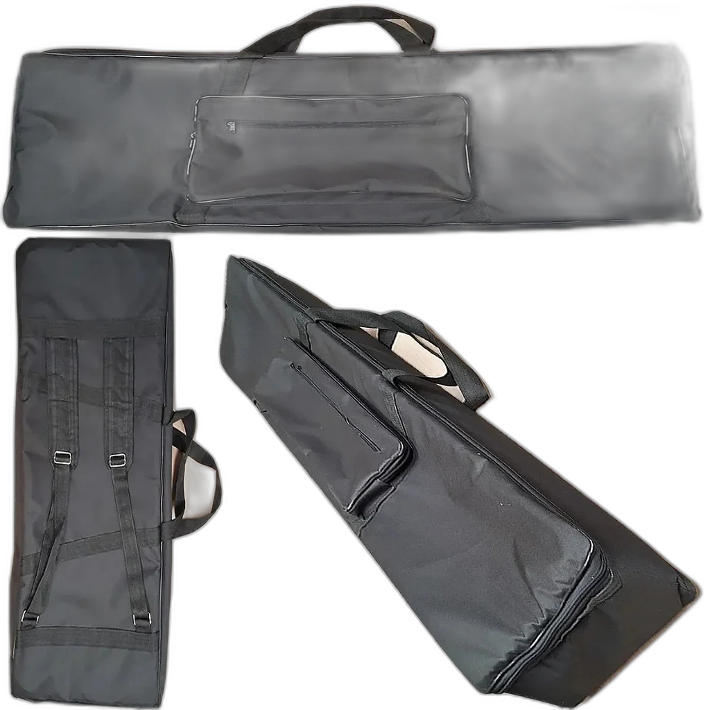Capa Bag Master Luxo Para Teclado Roland Fantom G7 Preto