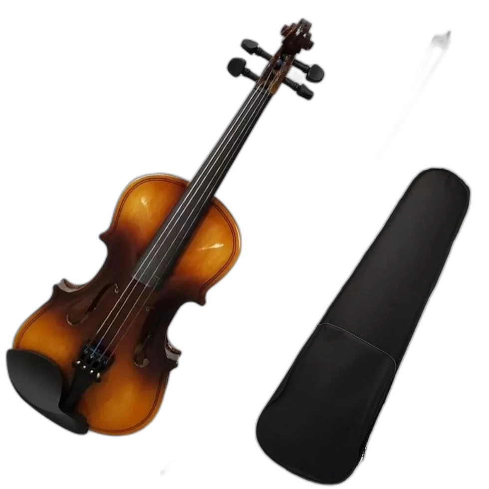 Violino Infantil 1/8 Acoustic Verniz Envelhecido Completo