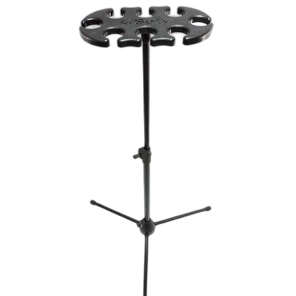 Pedestal Suporte Descanso Para 8 Microfones Saty - Pm08
