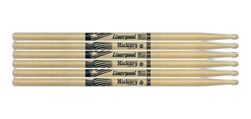 Baqueta Liverpool Hickory 5a Ponta Madeira Hy-5am (3 Pares)*