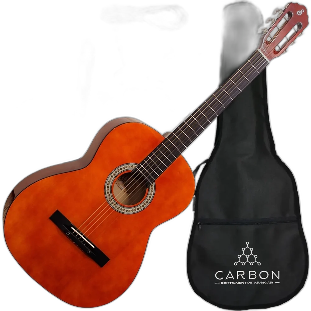 Kit Violão Elétrico Aço Estudo S14 Giannini Natural Com Capa