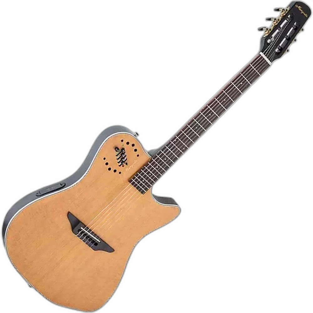 Violão Eletro-Acústico Marquês Vn-12 Flat Ativo Natural