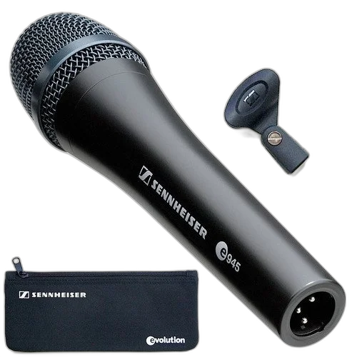 Microfone Sennheiser Profissional E945 Dinâmico Cardióide