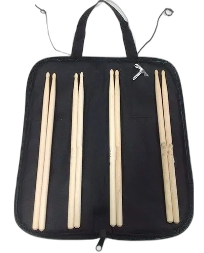 Capa Para Baquetas De Bateria + 4 Pares De Baquetas Envio24h
