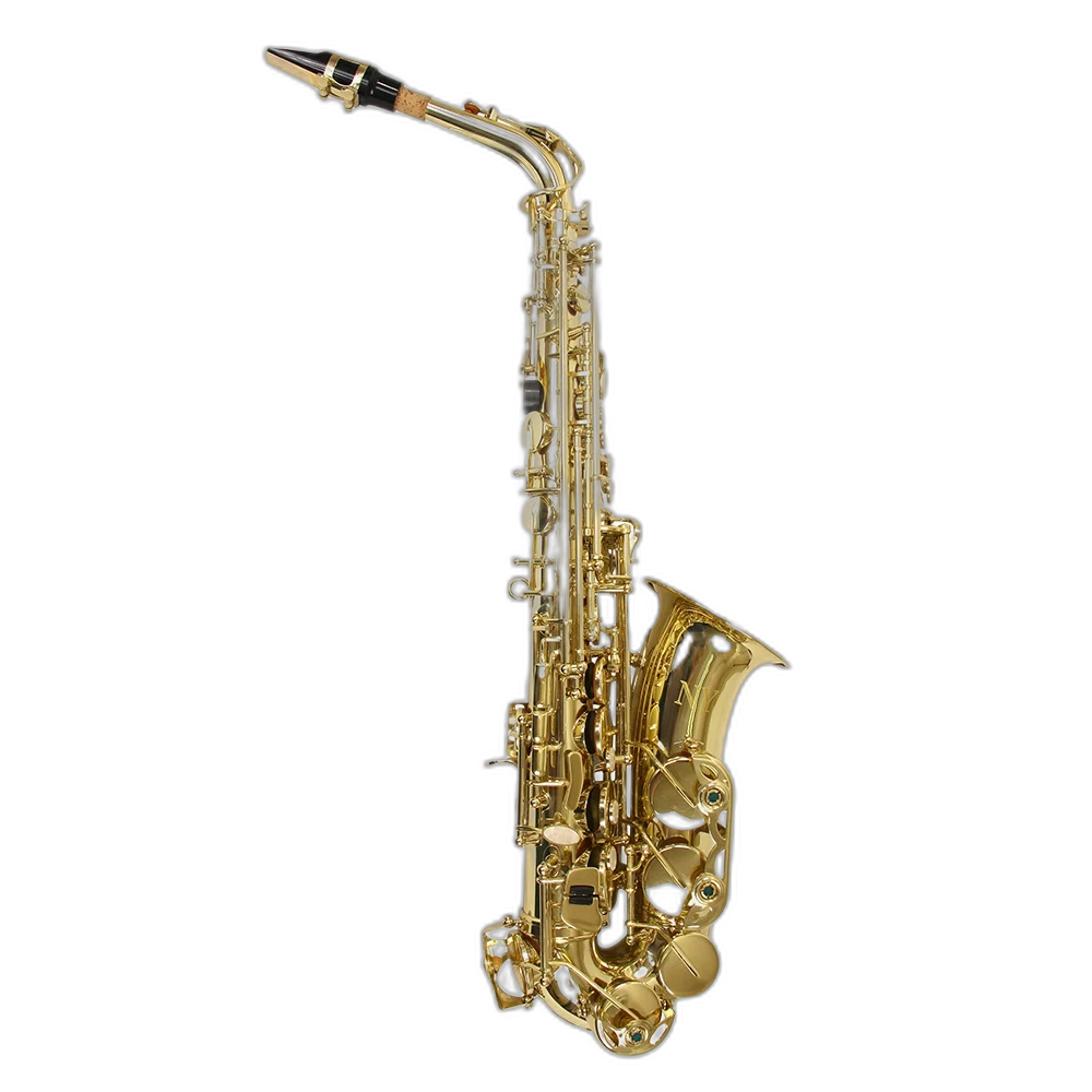 Saxofone Alto As 200 Laqueado Dourado Com Case New York