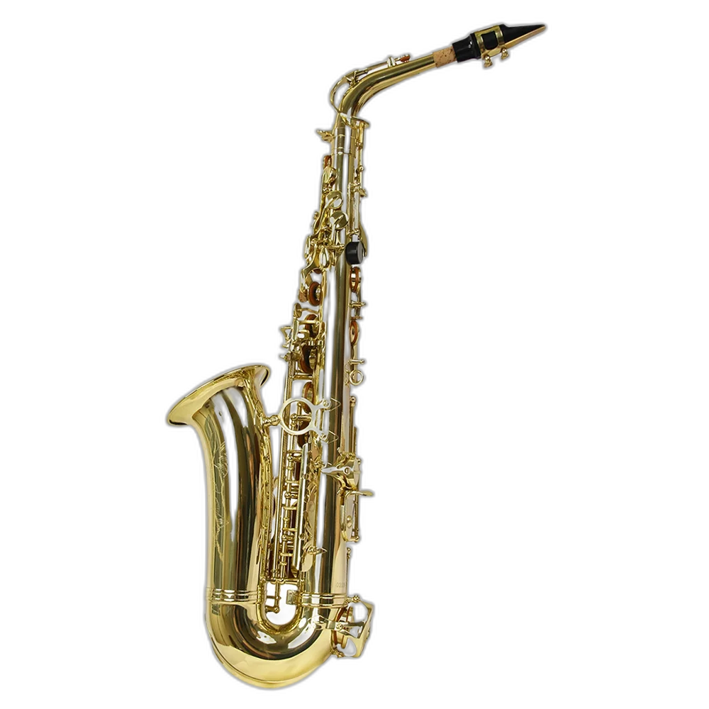 Saxofone Alto As 200 Laqueado Dourado Com Case New York