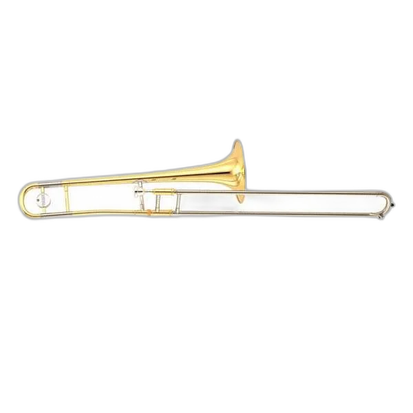 Trombone Tenor Ysl 354 E Laqueado Dourado Com Case Yamaha