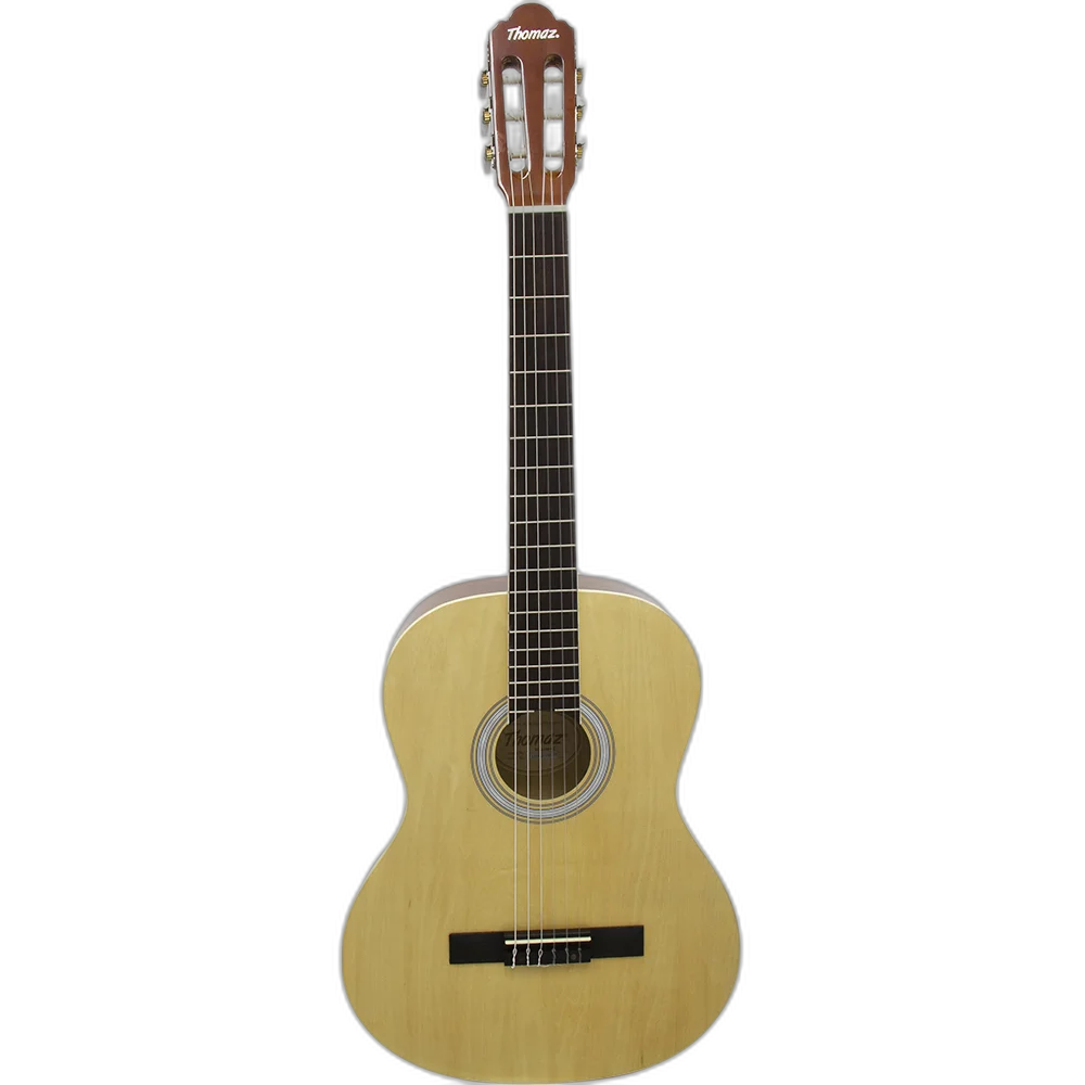 Violão Acústico De Nylon Para Destros Com Tensor Tcg 390 Natural Thomaz