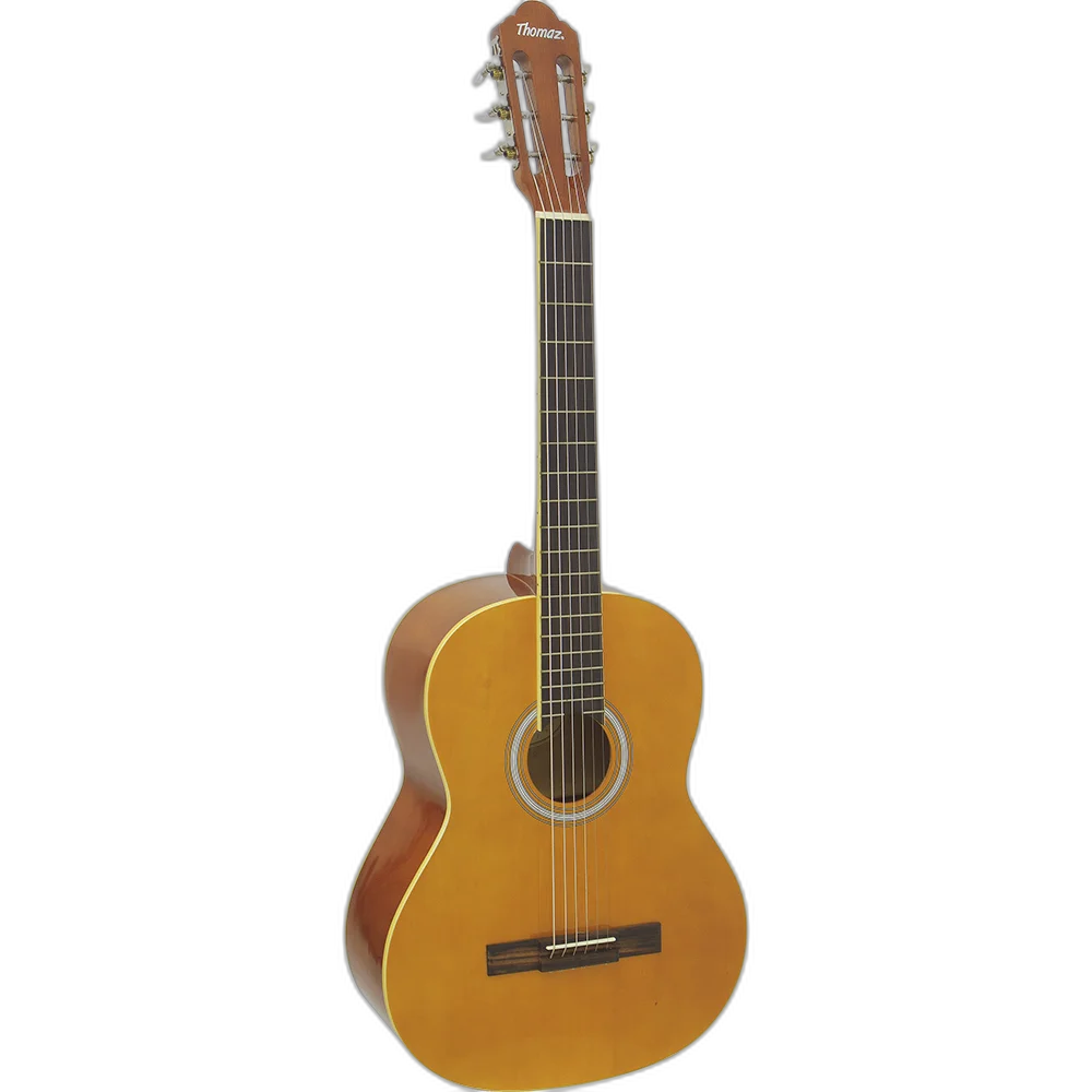 Violão Acústico De Aço Para Destros Com Tensor Tcg 390 A Amarelo Thomaz
