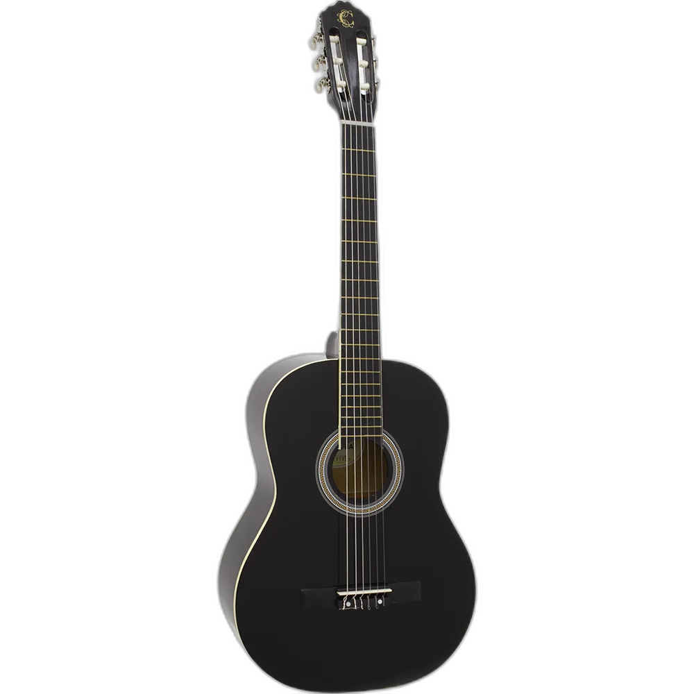 Violão Clássico De Nylon Para Destros Verniz Brilhante Com Tensor Tcg 200 Preto Cordoba