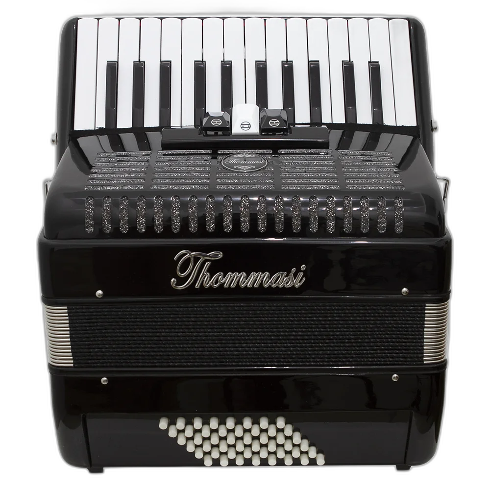 Acordeon 48 Baixos 26 Teclas Ta 4803 Preto Thommasi