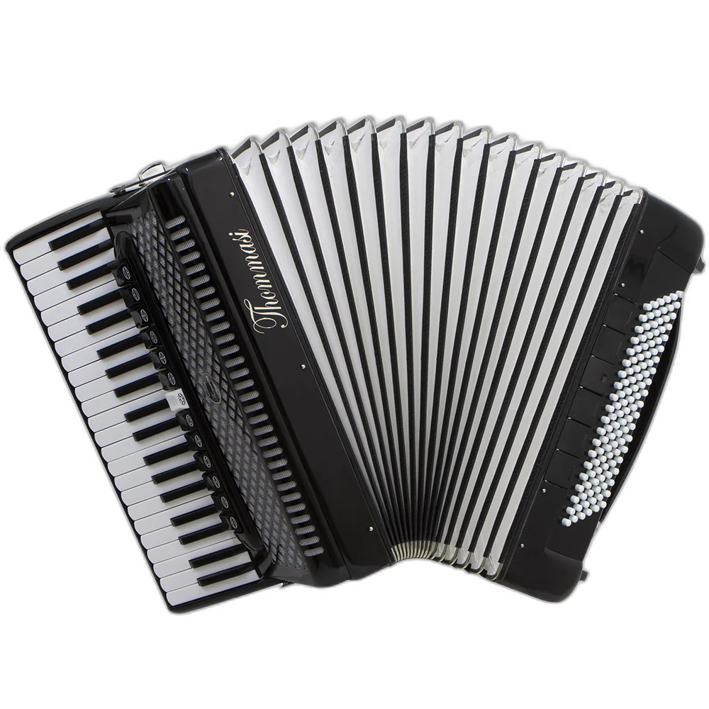 Acordeon 120 Baixos Ta 12020 Preto Thommasi