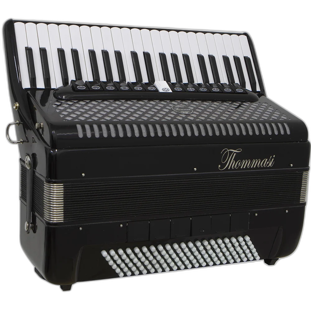 Acordeon 120 Baixos Ta 12020 Preto Thommasi