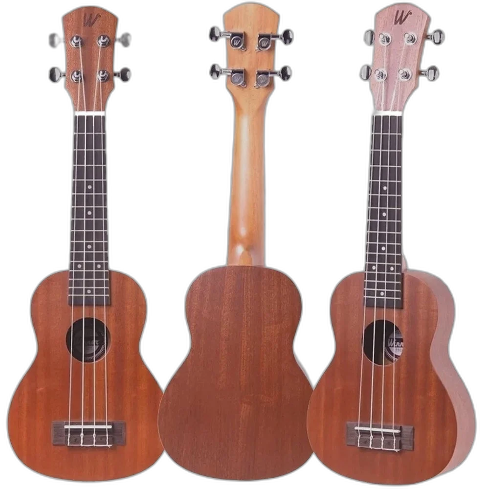 Kit Ukulele Soprano Eletrico Aquila Sapele Com Eq Winner