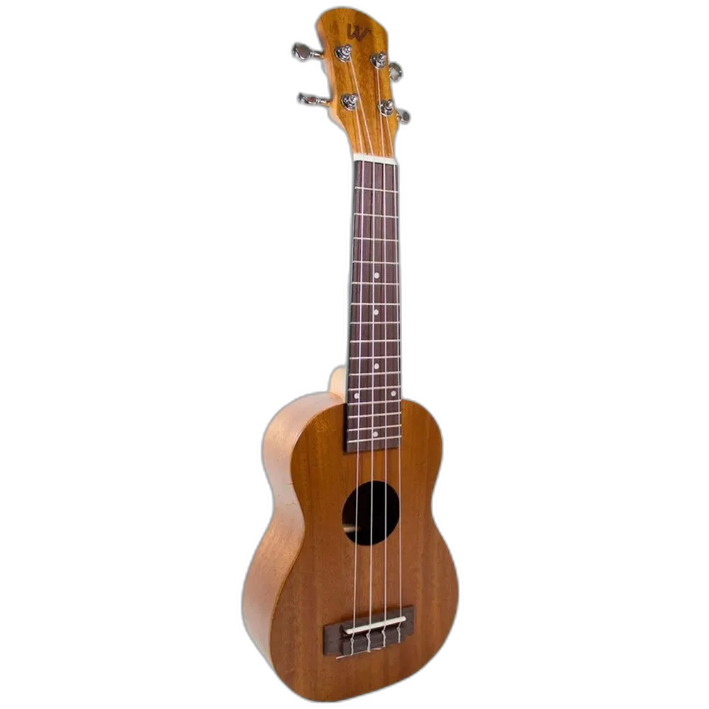 Kit Ukulele Soprano Elétrico Aquila Sapele Winner Ux04